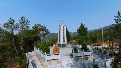 英山四度修缮谭扶平烈士纪念碑 赓续红色基因